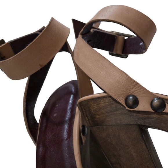 Handmade Chunky Open Toe Heels with Straps 37(EU) - Picture 6 of 6